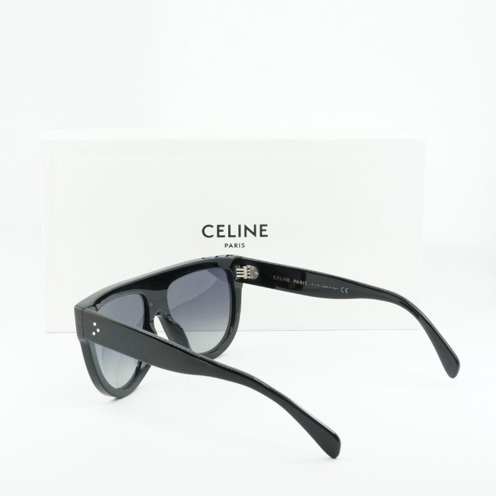 NEW CELINE CL4001IN 01D BLACK GREY POLARIZED SUNGLASSES - Picture 4 of 8